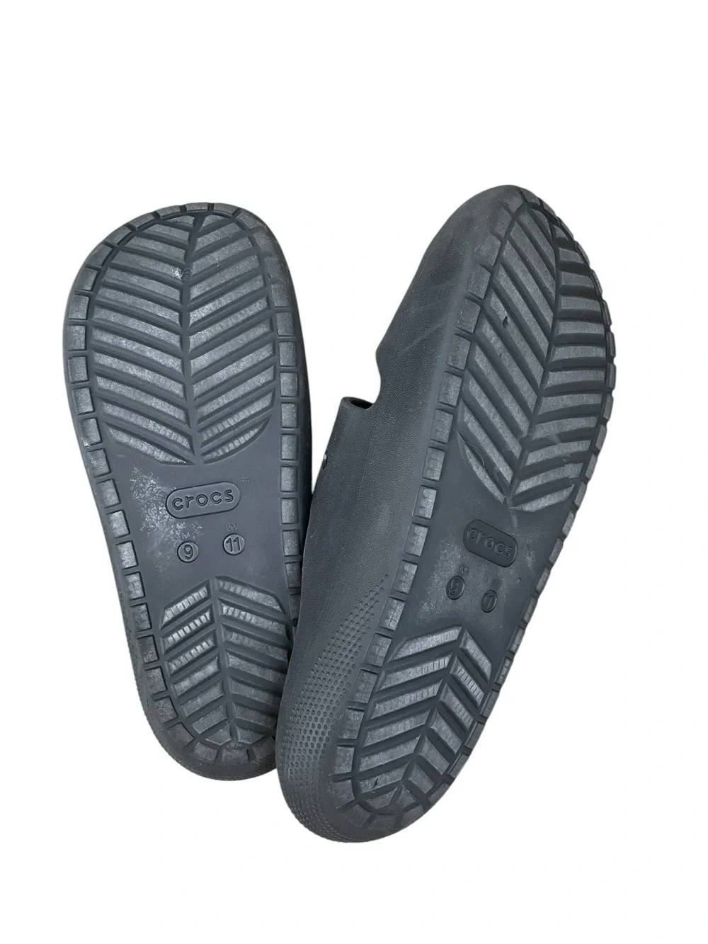 CROCS Classic Black Slide 2 Strap Sandals